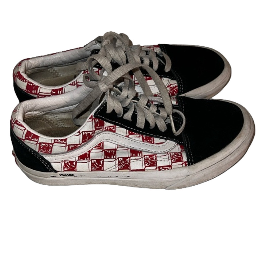 Vans Old School Checkerboard Sneakers Shoes Women’s 6 Men’s 4.5